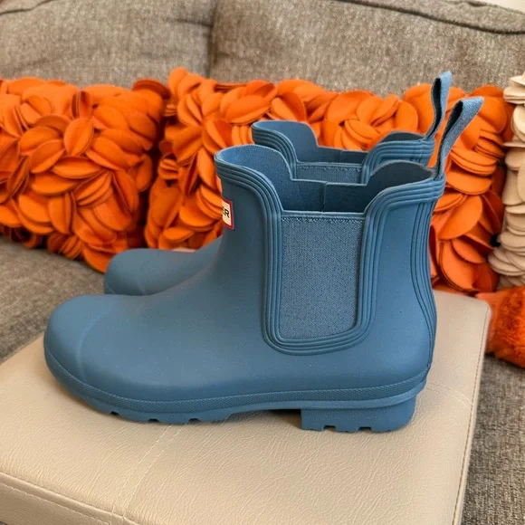 ❣️🆕HUNTER Original Chelsea Waterproof Boots in Borrowed Blue❣️ - Picture 5 of 10